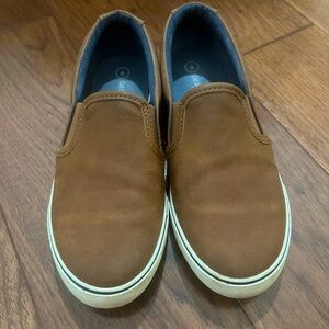 Target - Tan Slip-On Loafers - Size 4Y